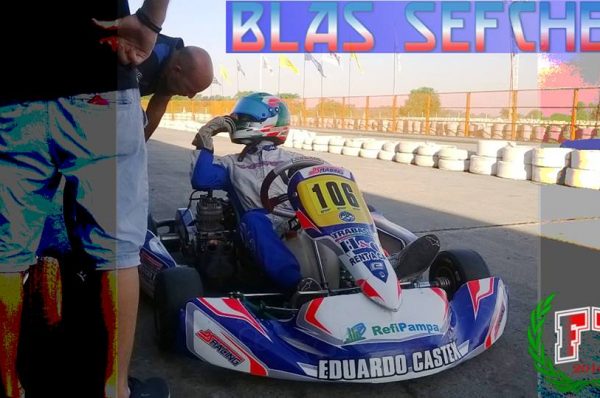 Alta temperatura… El castense Blas Sefchek compitió en el Internacional de Zárate
