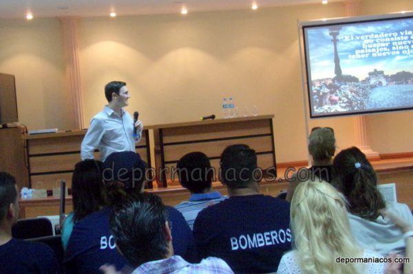 Mauro Campaso brindó una charla: «Tiene una carga emocional muy importante hacerla en Castex»