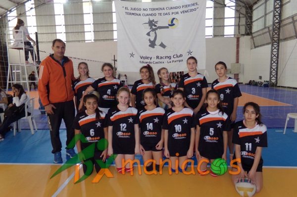 Clasificatorio Provincial sub 13 en Castex e inauguración de la tercera cancha de Vóley en el Coliseo Albo