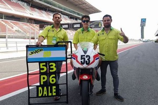 Con estilo europeo: Joaquín Allivellatore sigue brillando en la Copa Honda