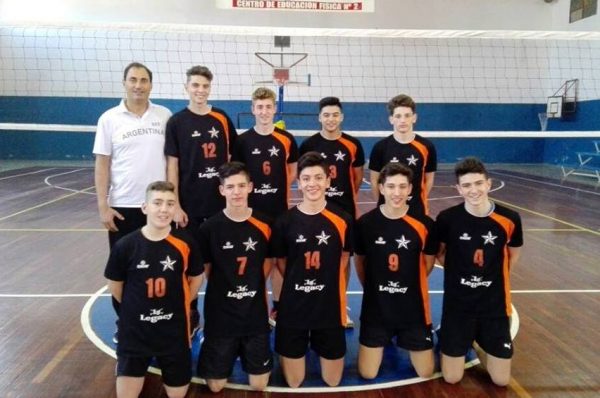 Racing de Castex 5to en los Norpatagónicos de Vóley Sub 17