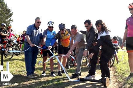 Se inauguró la Bicisenda en Castex