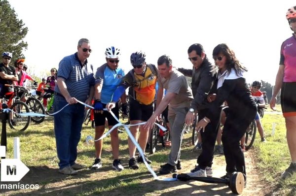 Se inauguró la Bicisenda en Castex