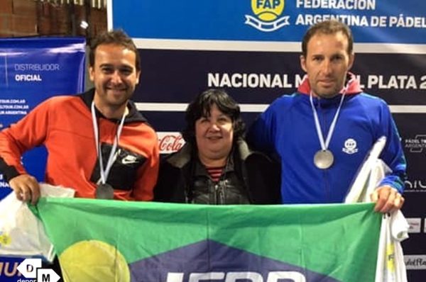 Sala subcampeón del Nacional de Padel en Mar del Plata