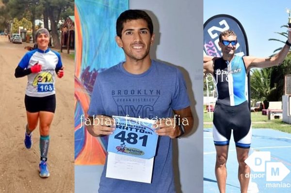 Destacada performance de castenses en Triatlón de General Pico