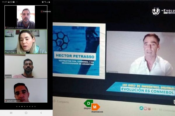 Por Zoom, Captación a DT de Fútbol Playa