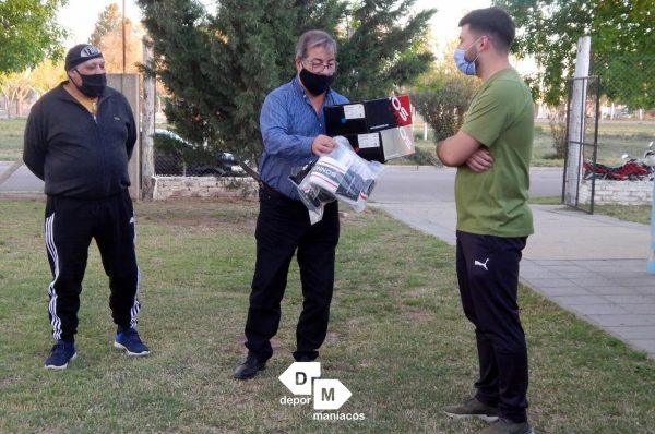 Visita del presidente y entrega de elementos para la Escuela de Boxeo Municipal