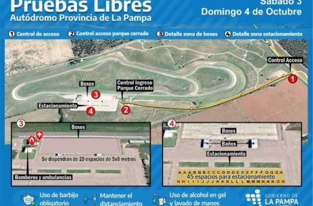 Castenses en pista, ponen segunda en el Autódromo de la Pampa