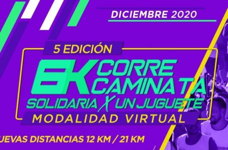 Se viene la Corre Caminata Solidaria y Virtual
