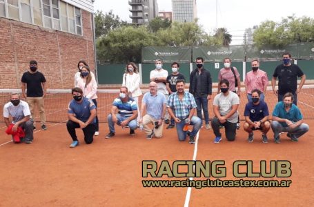 Racing dijo presente: se reactivo la Federación pampeana de Tenis
