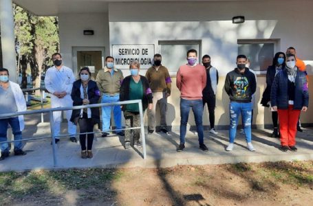 ¡Para aplaudir! Los Palacios reconocieron a equipo de salud de General Pico
