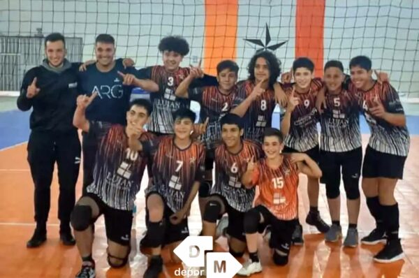 Racing campeón de la Liga Provincial de Vóley en Sub-14 masculino
