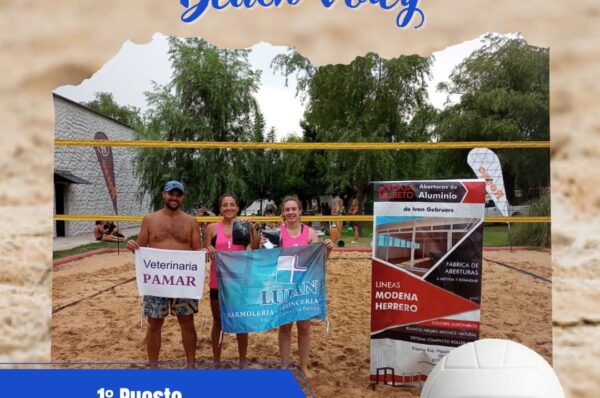 Se jugo la 1° fecha del Circuito de Beach Voley en Castex