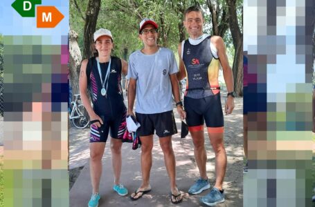 Brillaron los castenses en la primera del Campeonato Pampeano de Triatlón