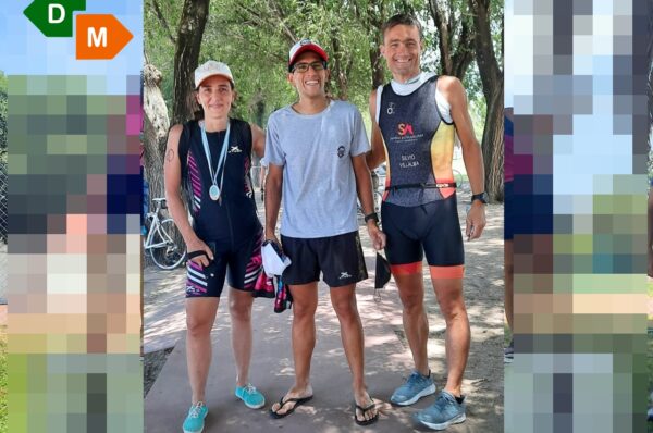 Brillaron los castenses en la primera del Campeonato Pampeano de Triatlón