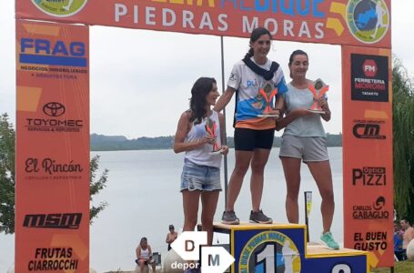 Orellana imparable: La castense ganó la vuelta del Dique Piedras Moras