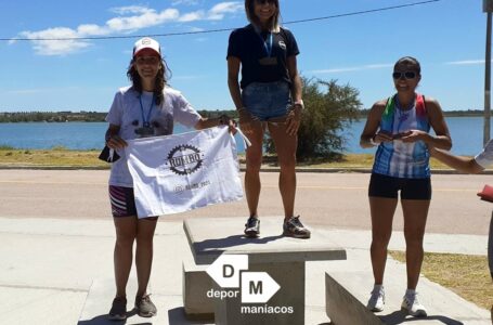 Con castenses, se corrió la 3ra fecha del Triatlón Pampeano