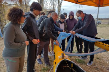 Entregaron botes a la Asociación Pampeana de Canotaje