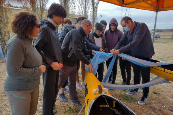 Entregaron botes a la Asociación Pampeana de Canotaje