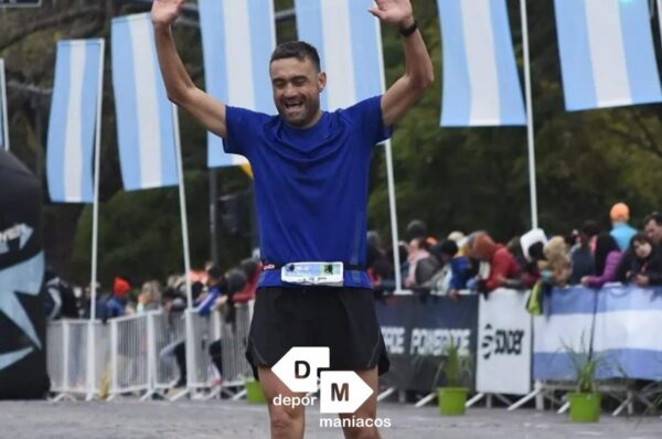 Villalva en la Maratón del Día de la Bandera en Rosario