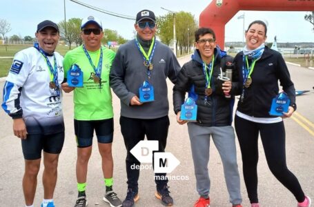 Castenses participaron del segundo Duatlón en la Laguna «Don» Tomás