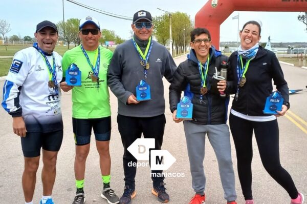 Castenses participaron del segundo Duatlón en la Laguna «Don» Tomás