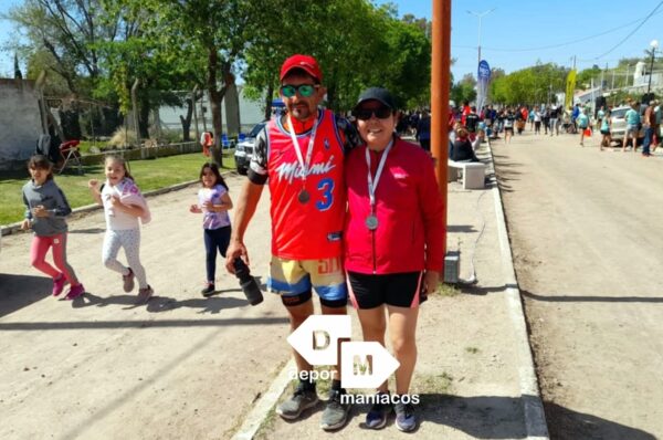 Castenses participaron de la 8va fecha de «La Pampa Corre» en Metileo