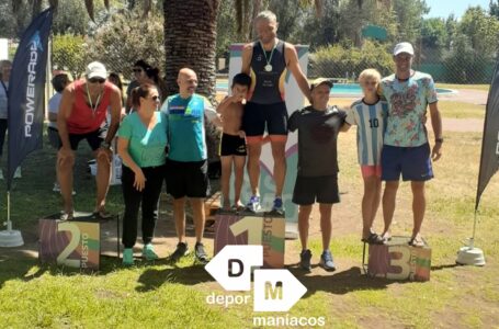 Castenses compitieron en la última fecha del Campeonato Pampeano de Triatlón en Pico