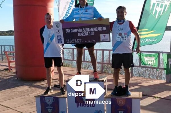 Sergio Cid Subcampeón de Marcha en 10km: Castenses compitieron en Santa Rosa