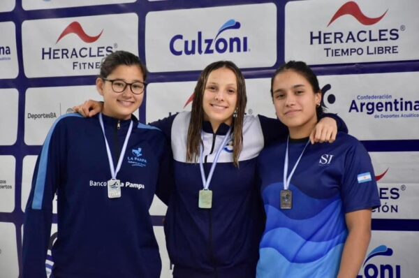 Natación: medallas pampeanas en el Nacional de Juveniles