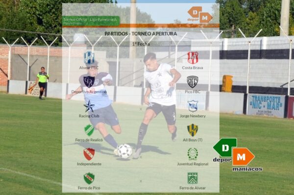 Se sorteó el Fixture de la Liga Pampeana de Fútbol: Todas las fechas