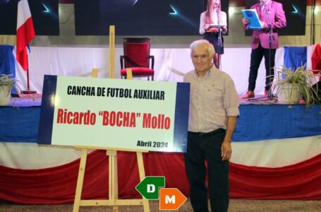 La tercera cancha de Estudiantil lleva ahora el nombre de Ricardo “Bocha” Mollo