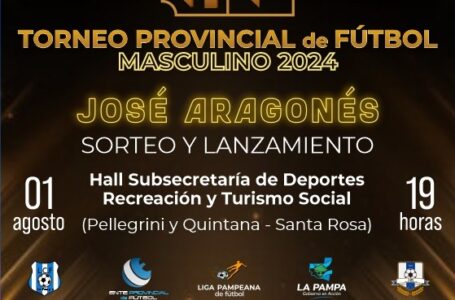 Hoy “comienza” el Torneo Provincial 2024