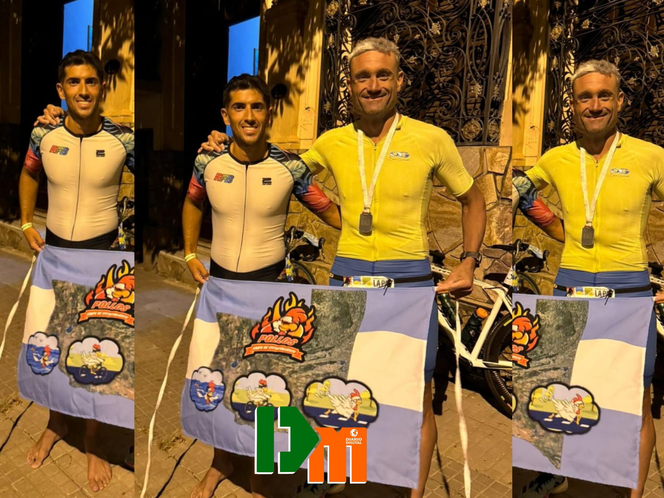 Silvio e Iván, en la 40° edición del Triatlón Internacional de La Paz