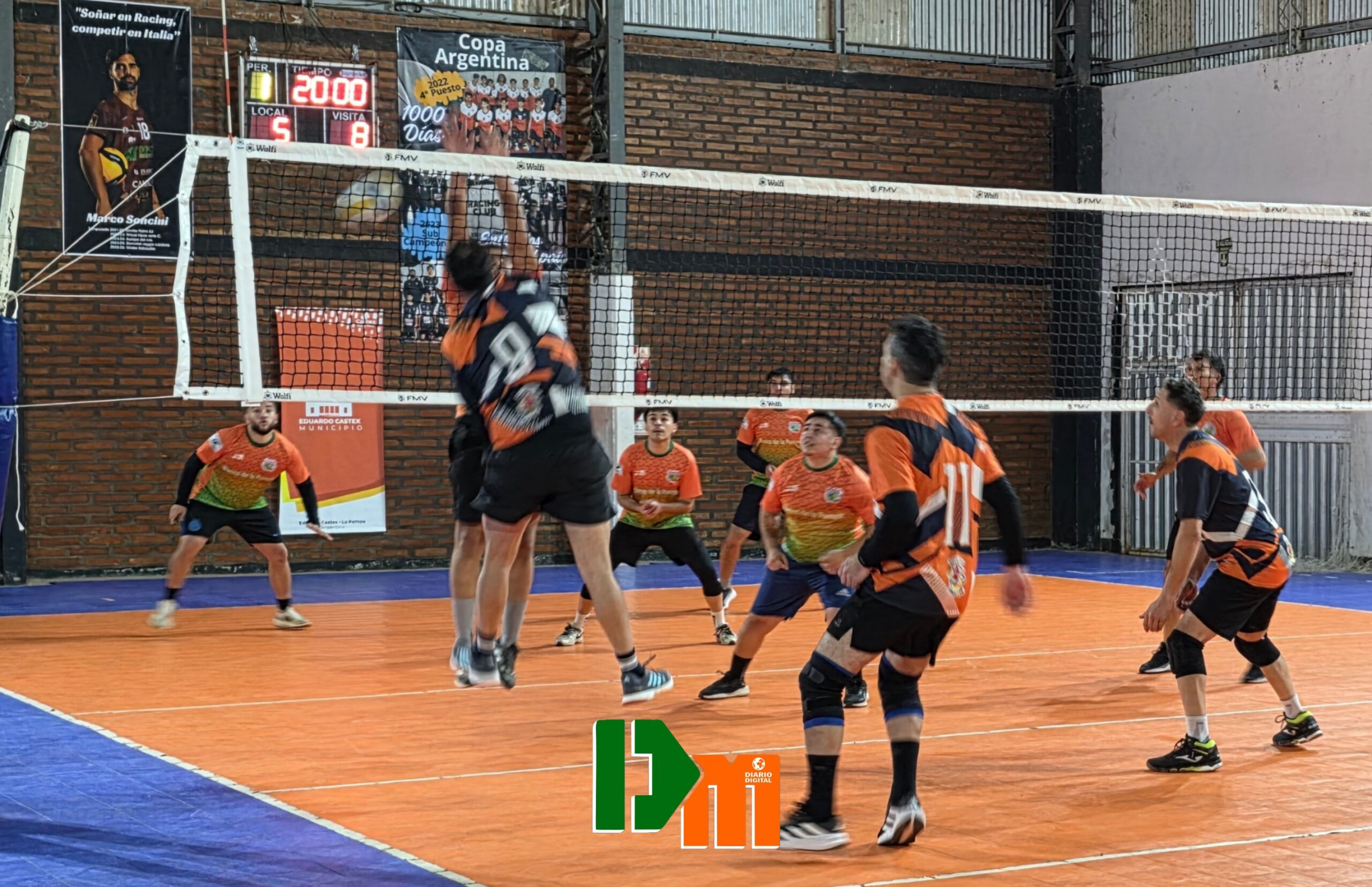 Se jugó la segunda fecha de la Liga Municipal de Vóley en Castex